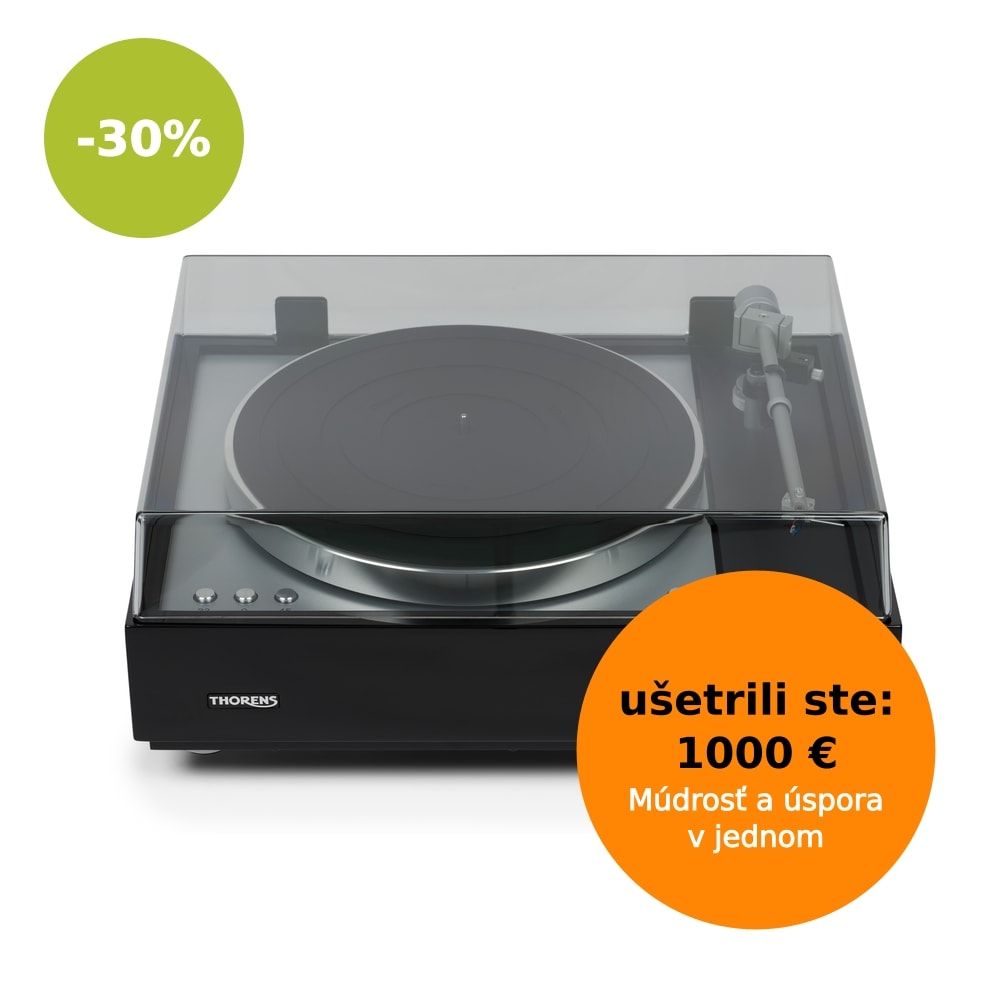 Thorens td 1601 cierna gramofon specialna ponuka